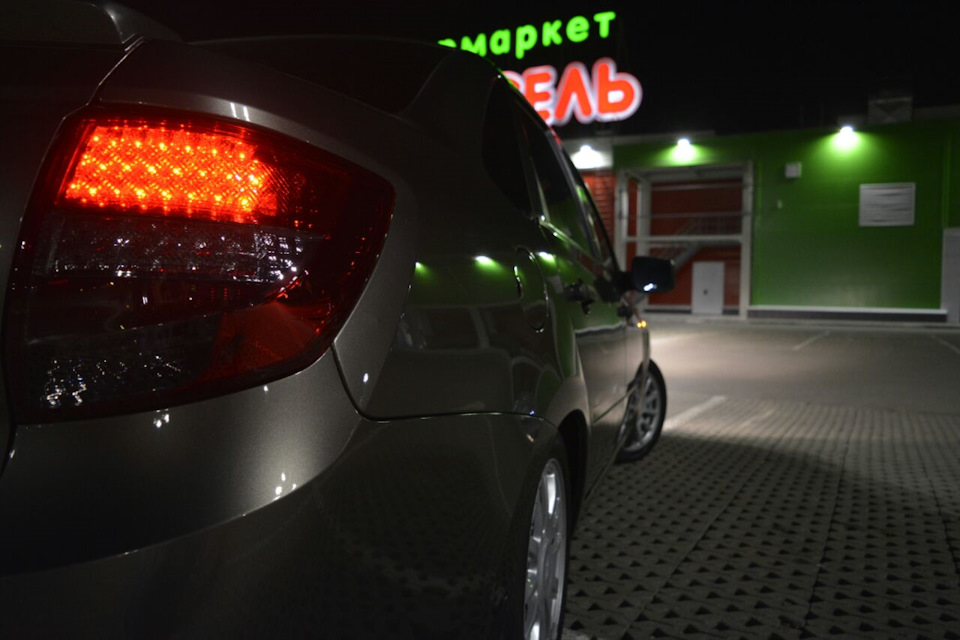 Задняя оптика — Lada Гранта (1G), 1,6 л, 2014 года | тюнинг | DRIVE2