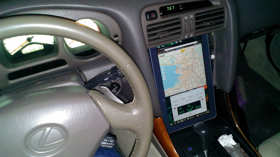 Планшет Tesla в Lexus GS300 Часть 4/1 в машине)) — Lexus GS (JZS160), 3 ...