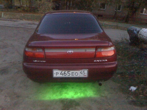 Underbody lighting - Toyota Carina 18L 1996