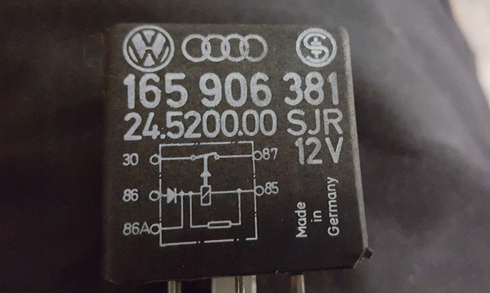 165906381 Реле VAG | Запчасти на DRIVE2