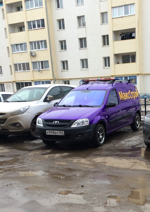 Переобулись — Lada Ларгус, 1,6 л, 2014 года | колёсные диски | DRIVE2