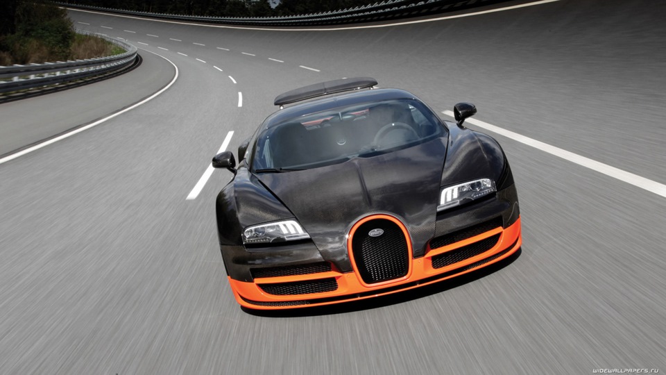 Bugatti Veyron Grand Sport Vitesse самый быстрый кабриолет в мире: 408 км/ч - DR