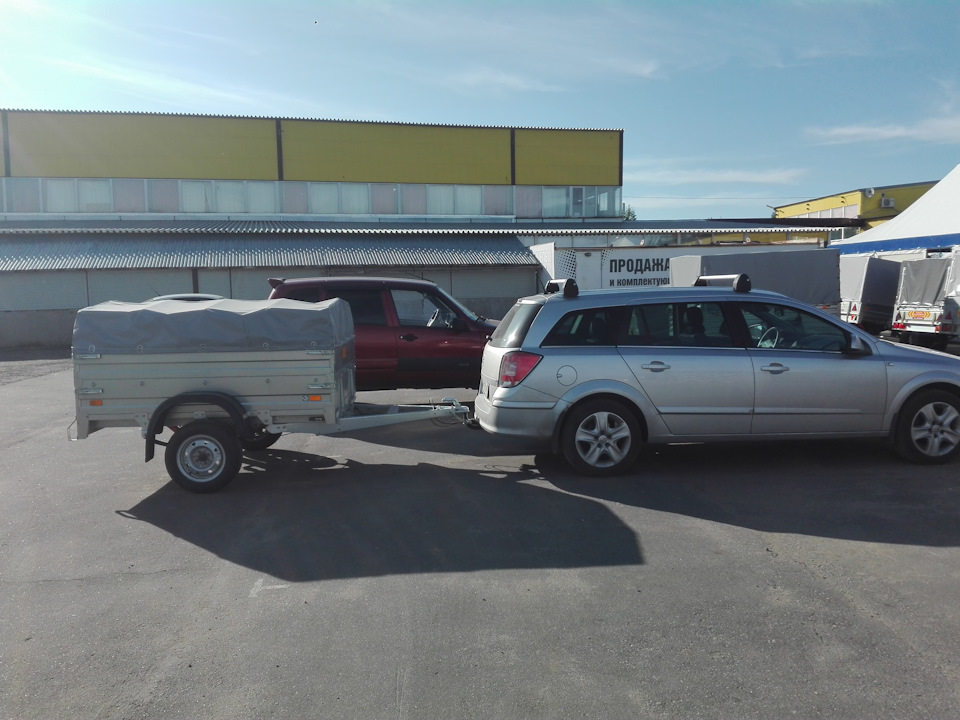 # 13. Покупка прицепа ССТ-7132-02 К — Opel Astra H, 1,6 л, 2012 года ...