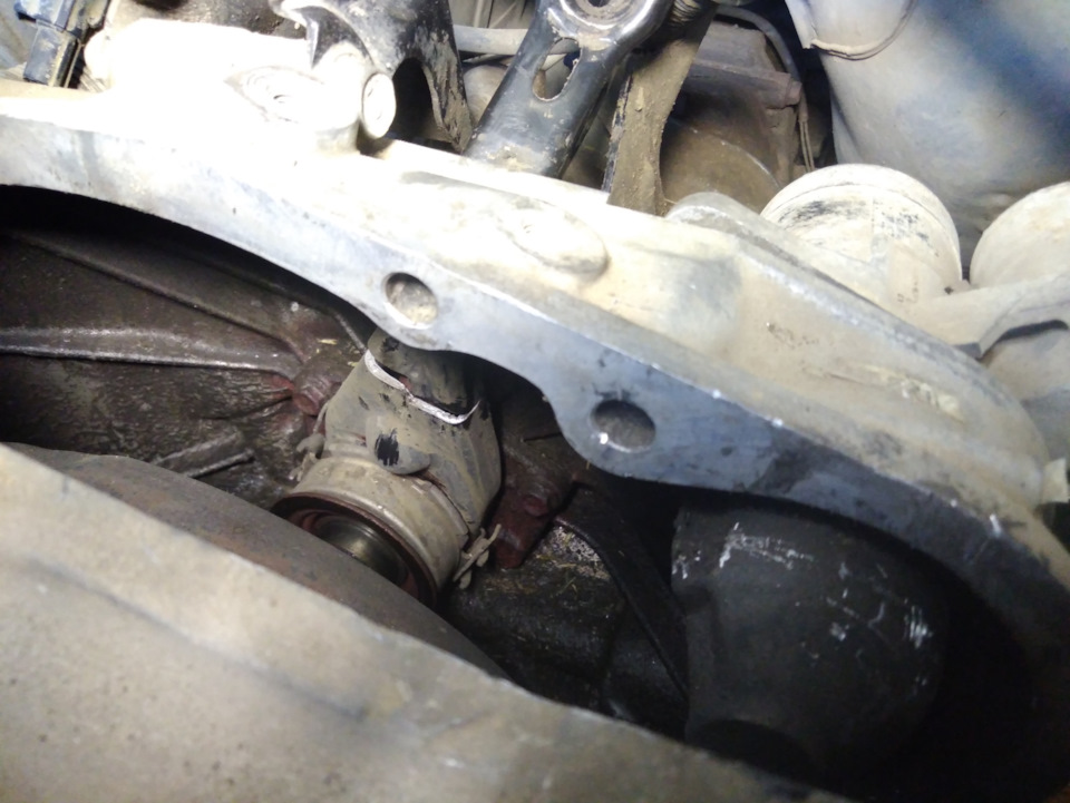 Поломка, снятие вилки сцепления не снимая коробку — Subaru Impreza (GC ...