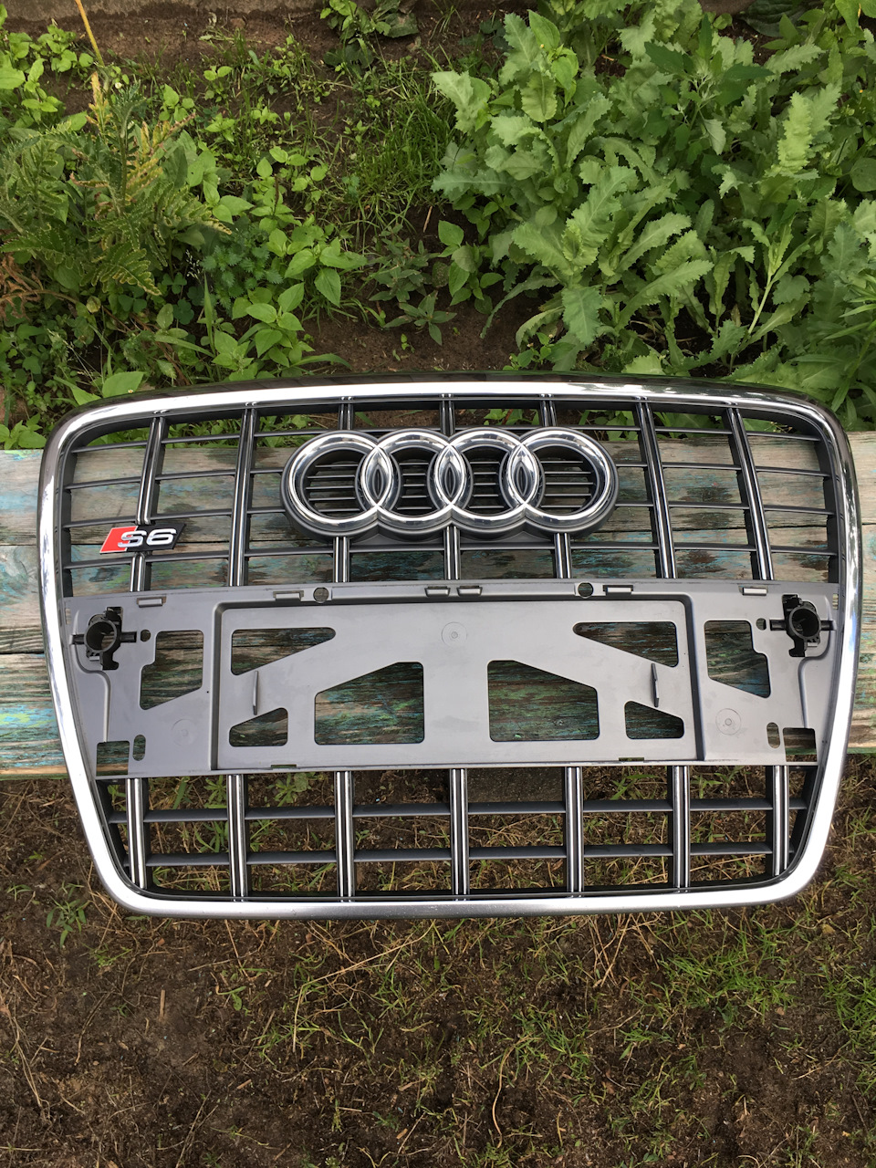 Установка решетки радиатора Audi S6 — Audi A6 Avant (C6), 3 л, 2005 ...