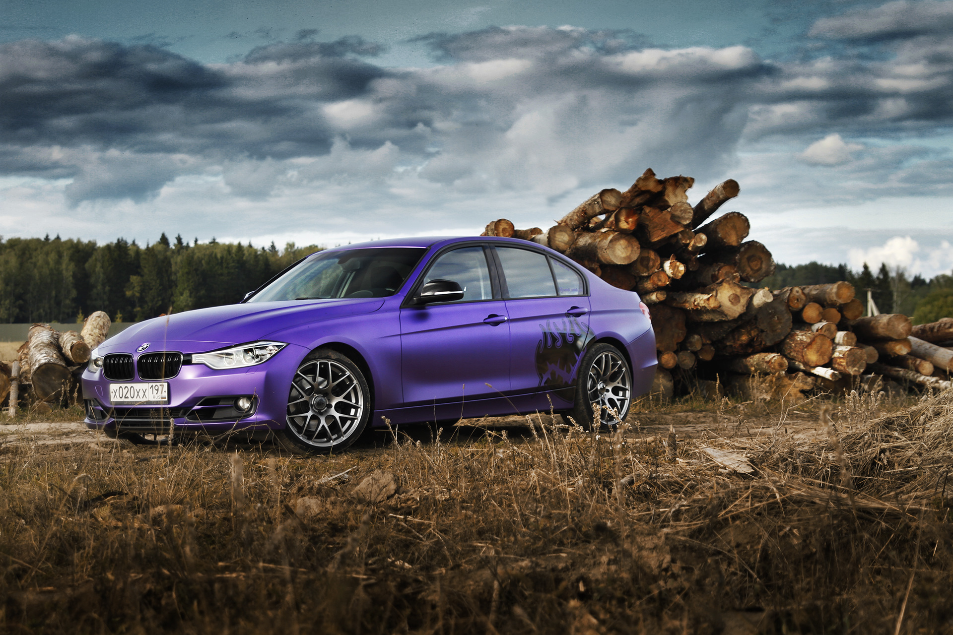 BMW f30 Purple