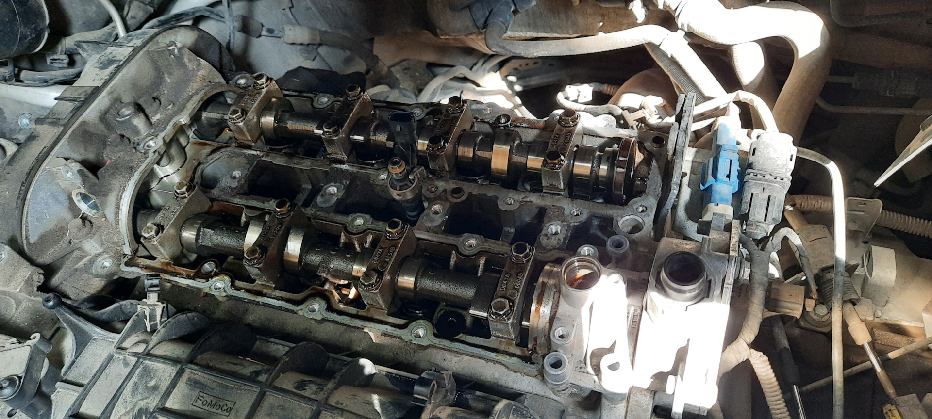 Трещина в блоке цилиндров — Ford Mondeo IV, 1,6 л, 2012 года | поломка ...