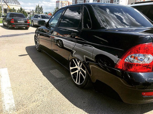 немножко фотографий на дисках и посадке ) — Lada Приора седан, 1,6 л ...