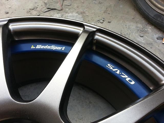 Weds SA70. 17 Дюймов +Шины DUNLOP 215/50/17 — Subaru Impreza WRX (GD ...
