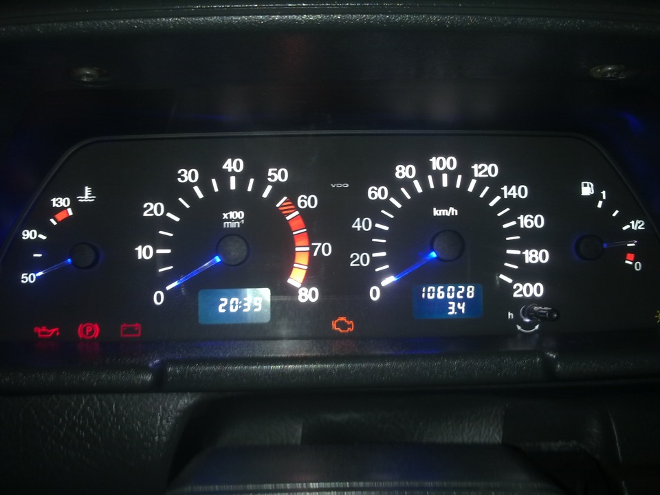 Пересвет приборки VDO — Lada 21104, 1,6 л, 2005 года | электроника | DRIVE2