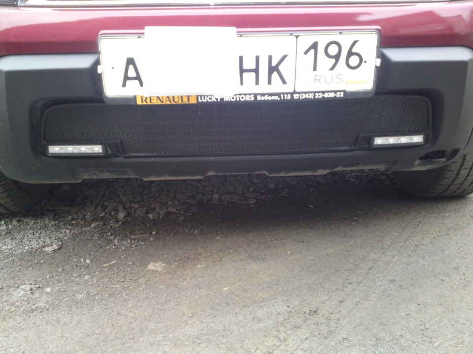дополнительная сетка для защиты радиатора — Renault Duster (1G), 1,6 л ...