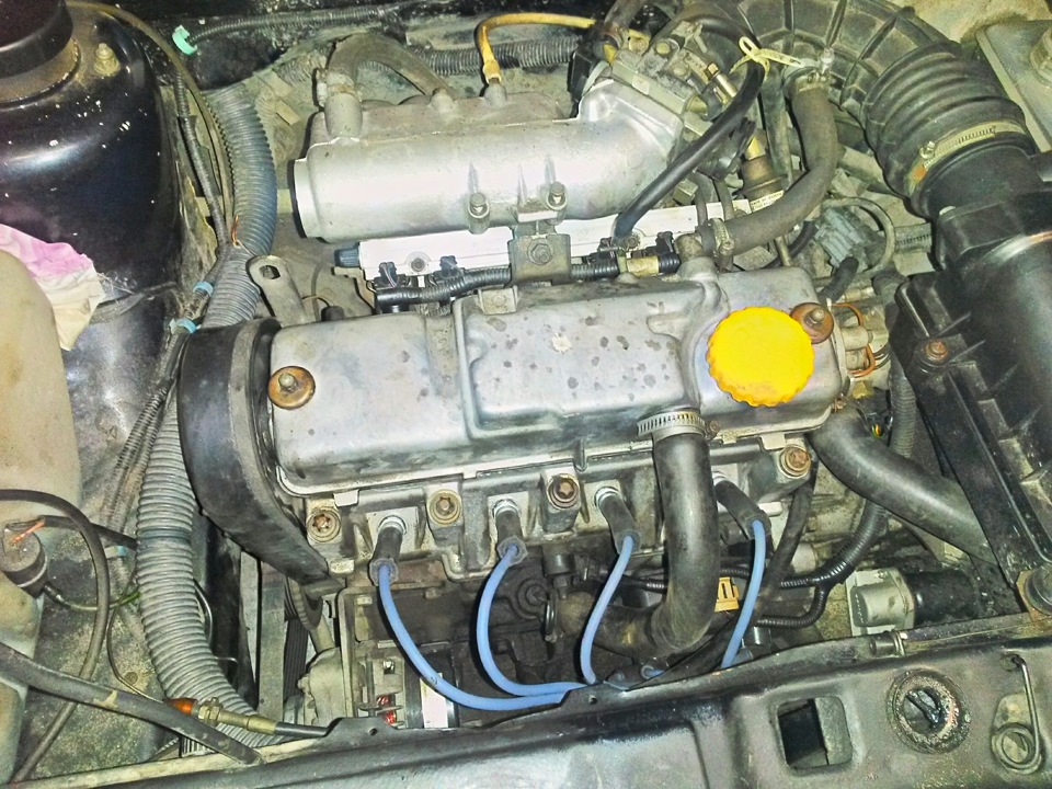 Промывка сеточки системы вентиляции картера — Lada 2115, 1,5 л, 2003 ...