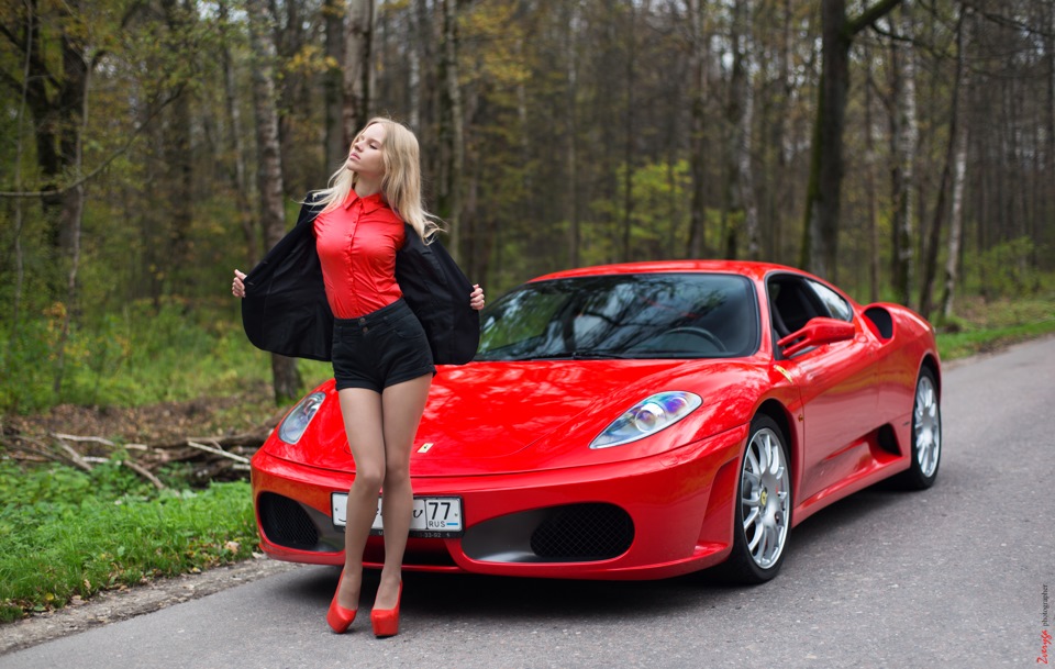 Ferrari F430 & girl (часть 1) .