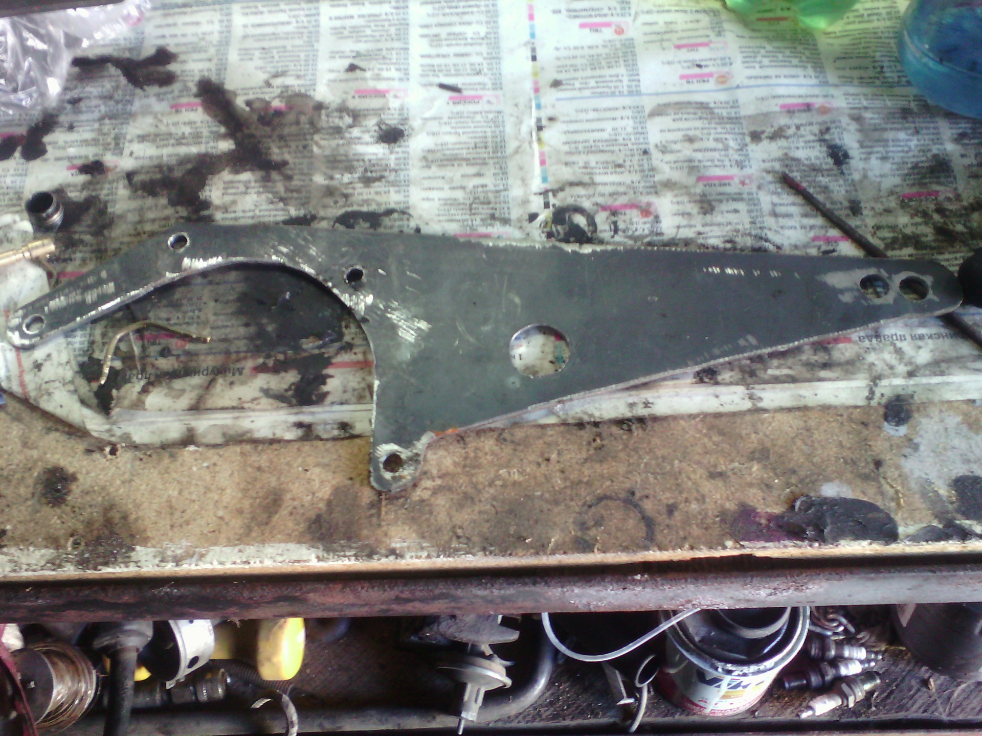 Перенос генератора наверх (часть 1) — Lada 4x4 3D, 1,7 л, 2002 года ...