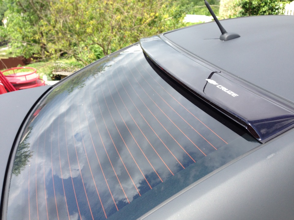 Козырек на заднее стекло — Chevrolet Cruze (1G), 1,6 л, 2010 года ...