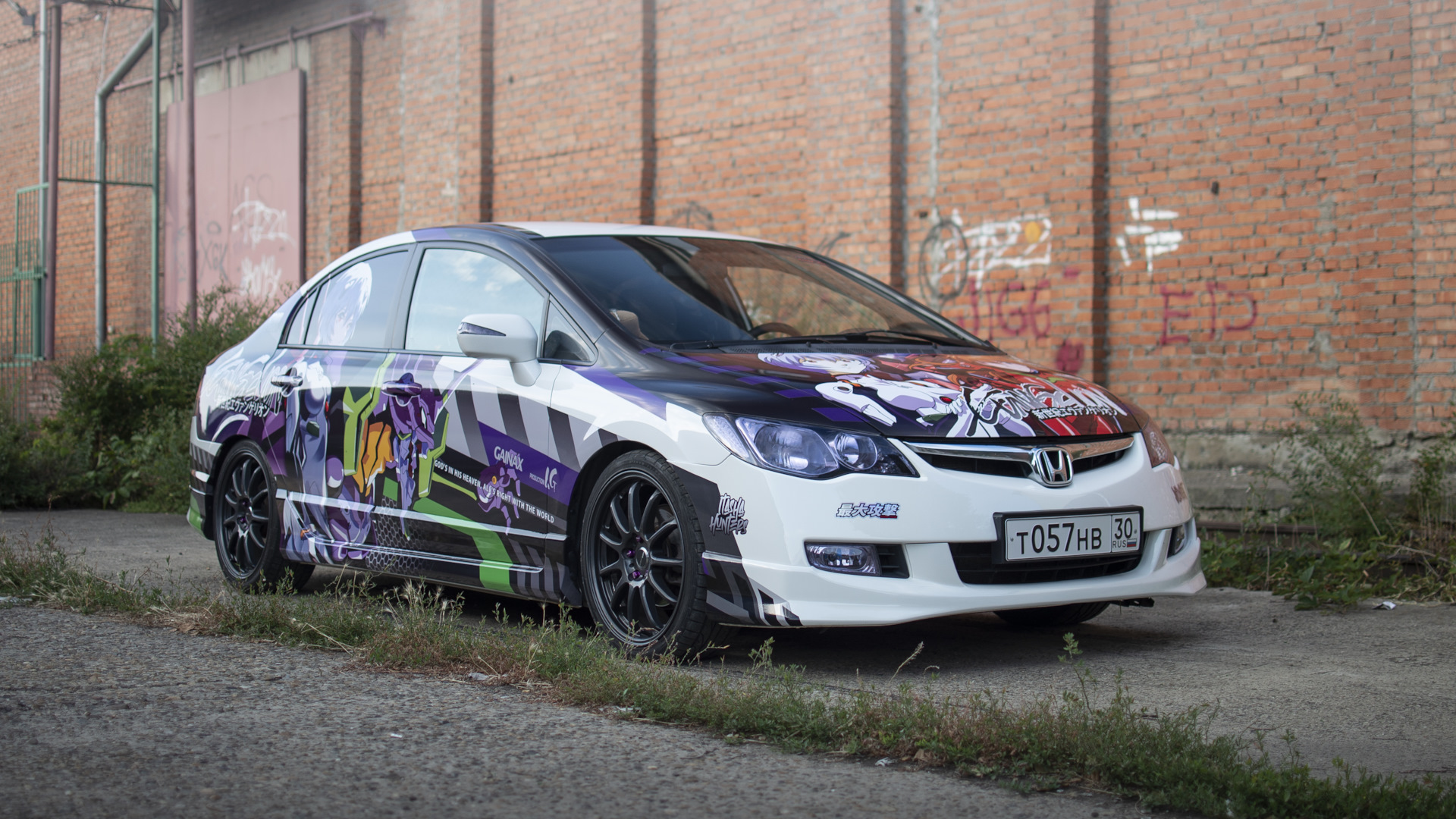 Honda Civic 4D (8G) 1.8 бензиновый 2008 | Itasha Edition на DRIVE2