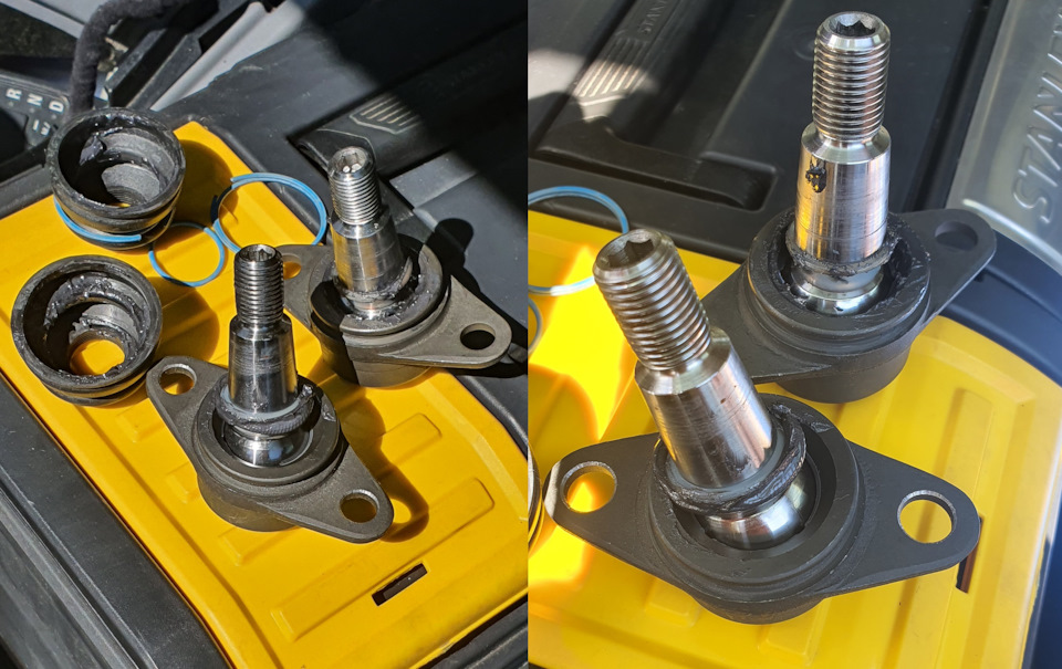 Сколько смазки в шаровых Lemforder? Новая подвеска, или "Прощайте ...