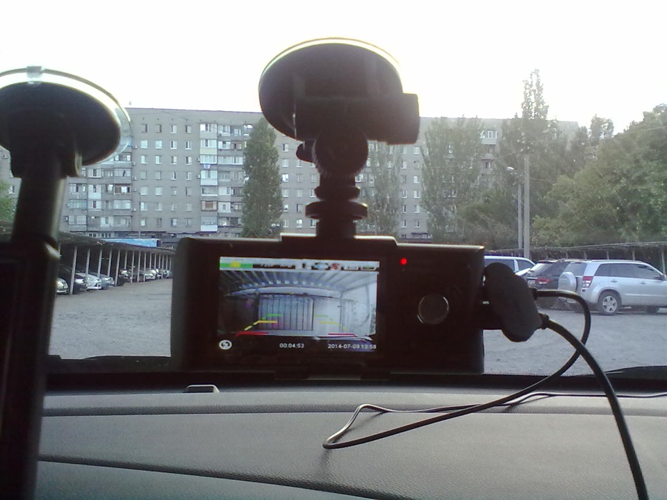 Видеорегистратор на 2 камеры — KIA Rio (3G), 1,4 л, 2012 года ...