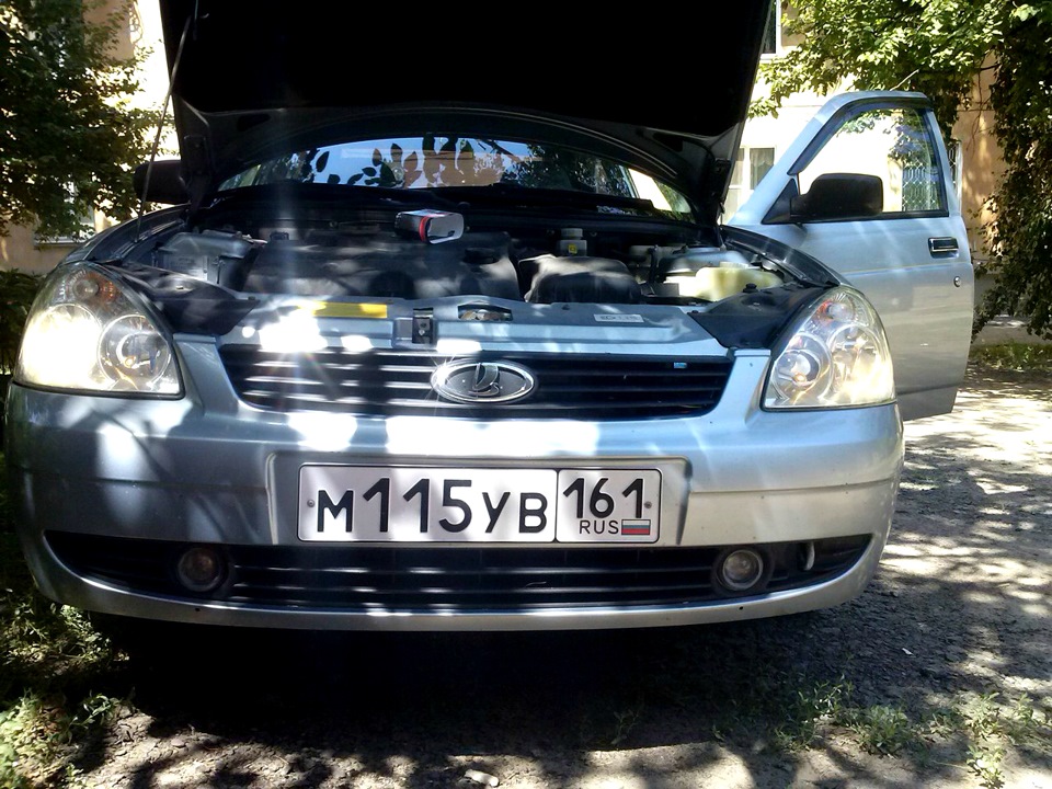 Лампочки в ближний — Lada Приора седан, 1,6 л, 2007 года | стайлинг ...