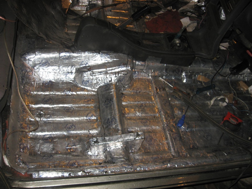 виброшумоизоляция — Lada 21083, 1,6 л, 1994 года | своими руками | DRIVE2