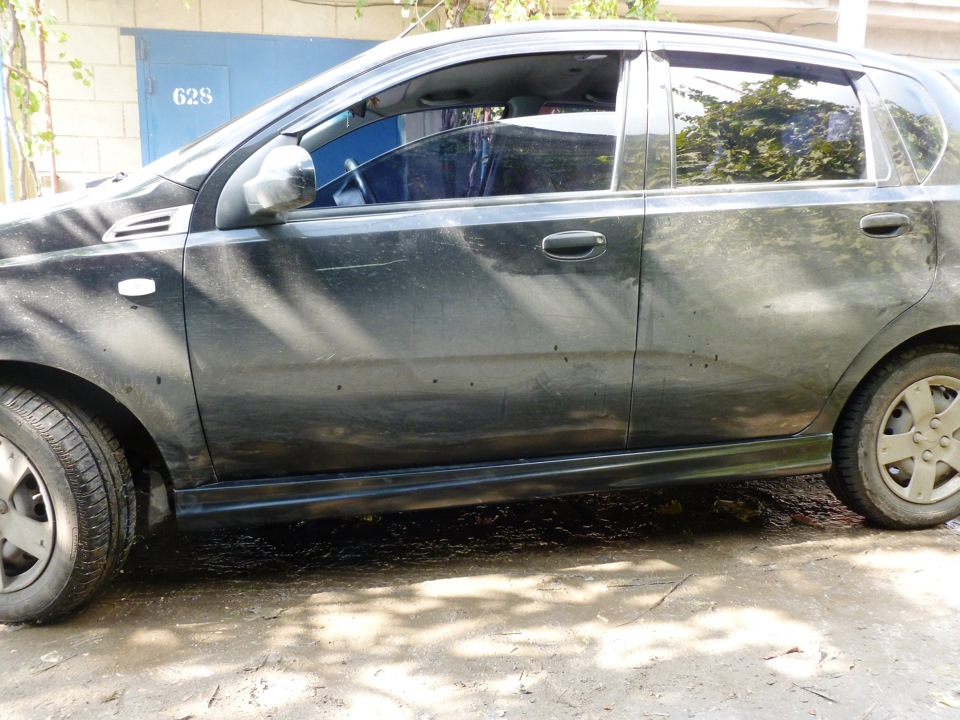 Новые пороги для Т255, Т200 — Chevrolet Aveo 5-door (1G), 1,5 л, 2005 ...