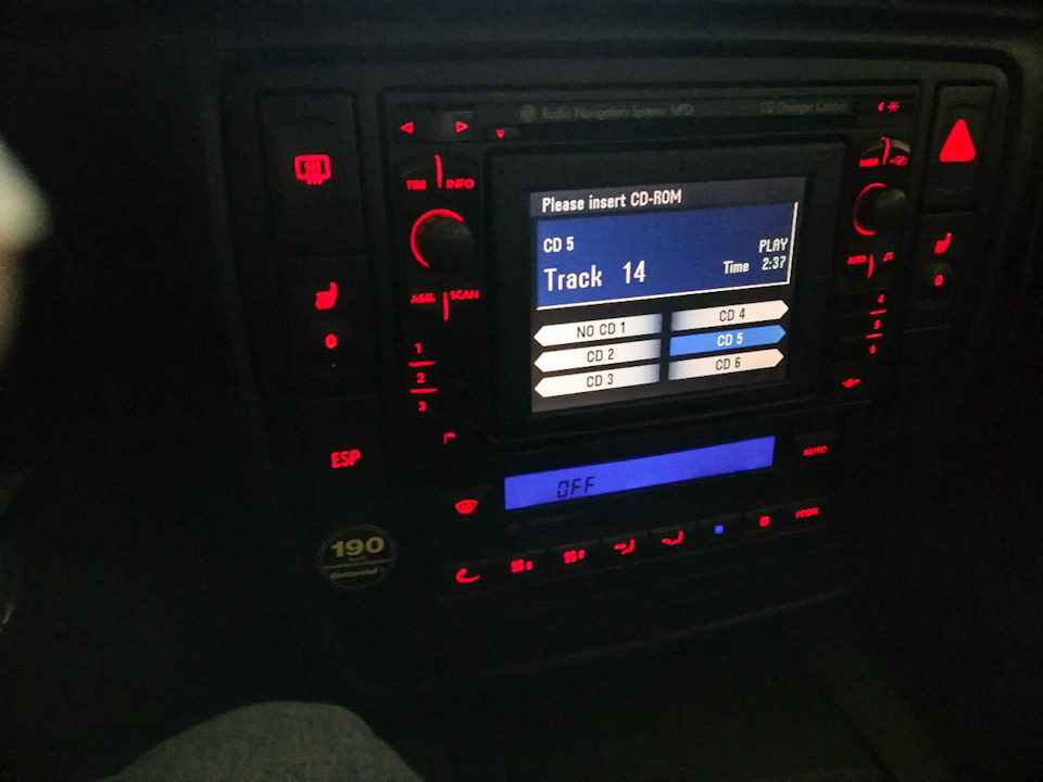 VW RADIO NAVIGATION SYSTEM MFD — Volkswagen Passat Variant (B5), 1,9 л