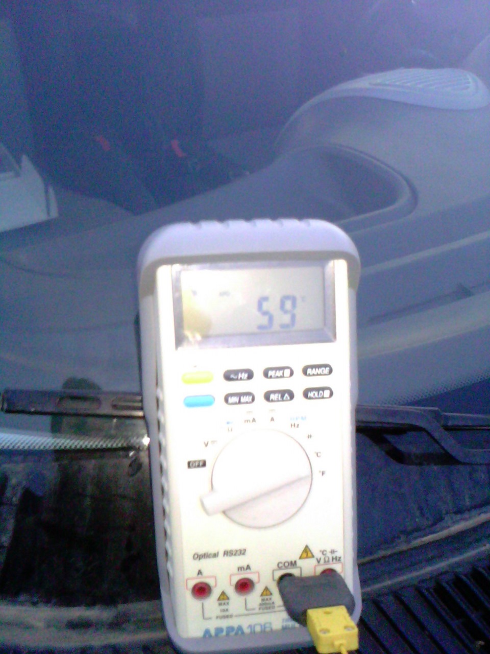 Температура — Lada Калина Спорт, 1,6 л, 2010 года | наблюдение | DRIVE2