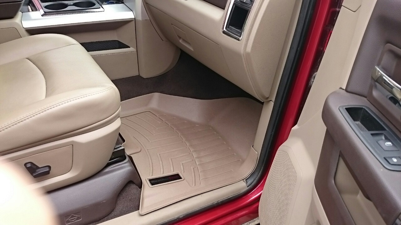 Коврики WeatherTech — Dodge Ram, 5,7 л, 2010 года | аксессуары | DRIVE2