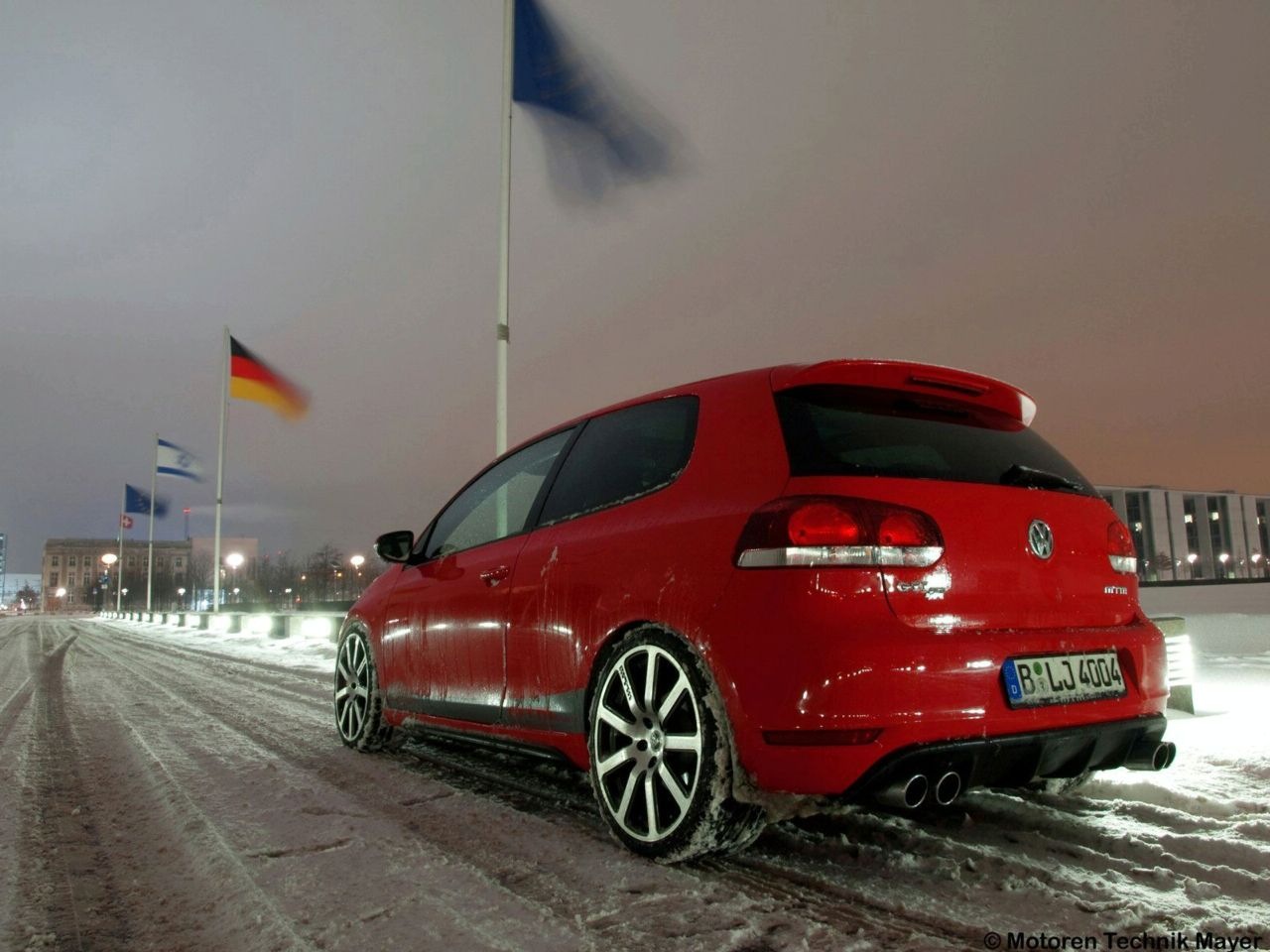 Golf 6 r красный