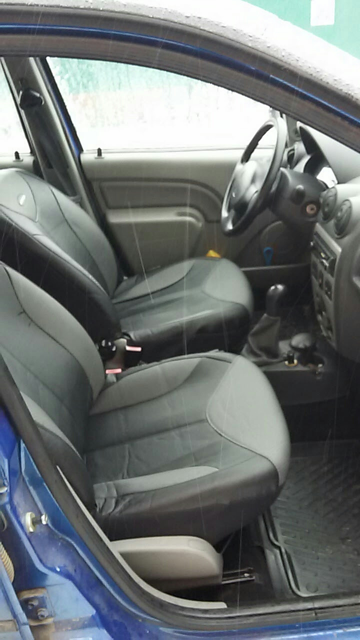 Чехлы экокожа. AutoProfi. — Renault Logan (1G), 1,6 л, 2008 года ...