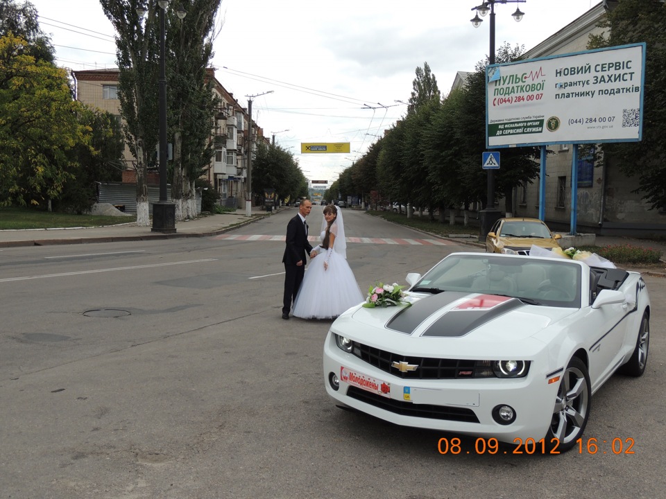 Поклейка боковушек+Диски — Chevrolet Camaro V, 3,6 л, 2012 года ...