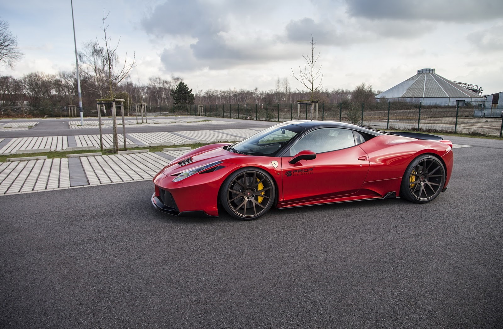 Ferrari 458 speciale сзади