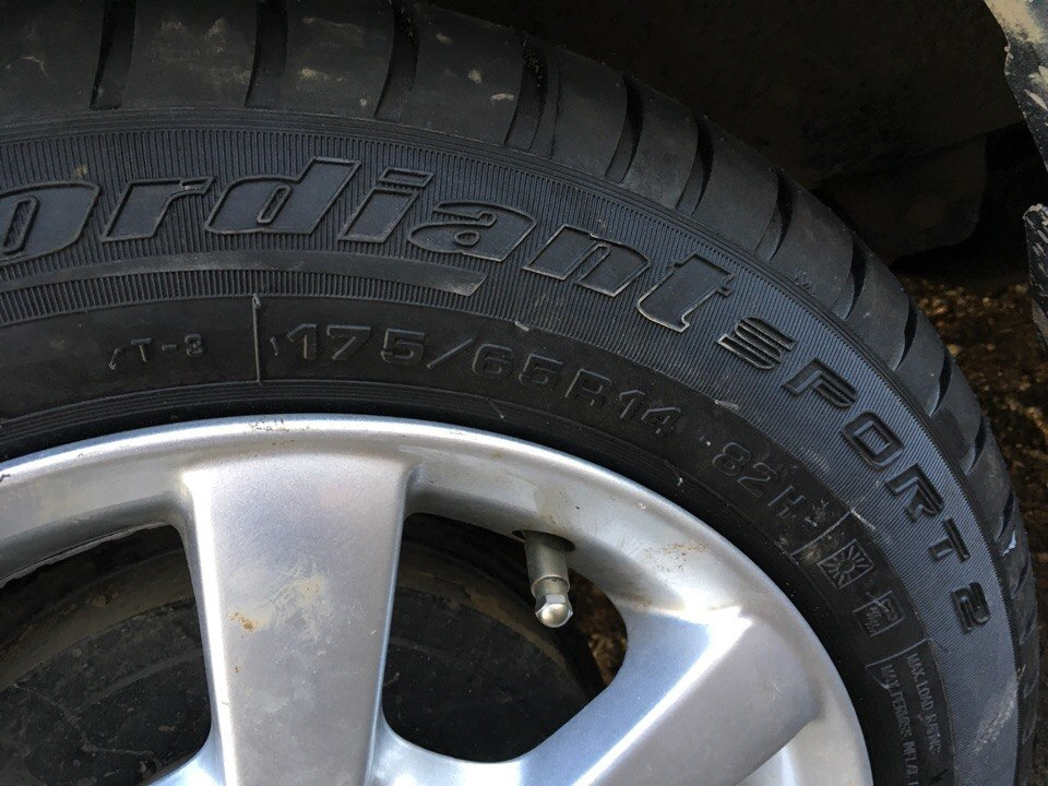 Переобулся на лето Cordiant Sport 2 175/65R14 — FIAT Albea, 1,4 л, 2008 ...