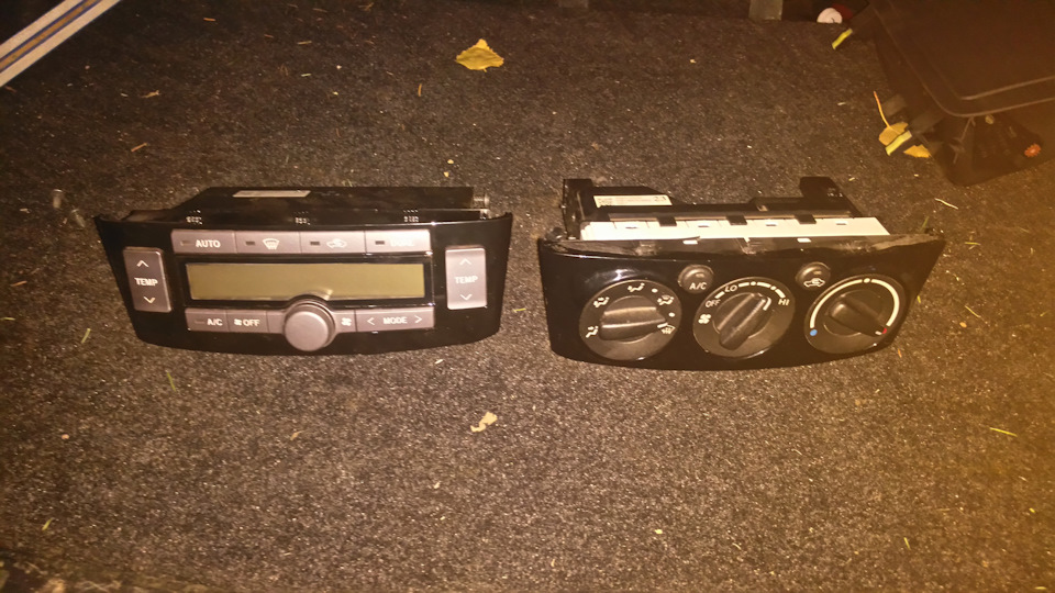 Установка двухзонного климат-контроль вместо кондиционера! — Toyota ...