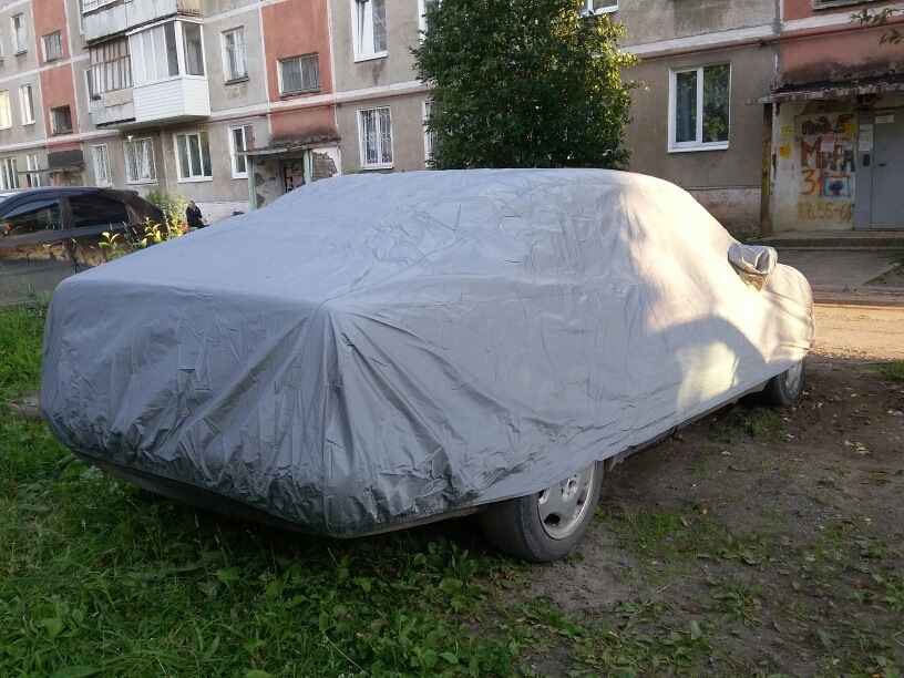 Тент-чехол для машины. — Mercedes-Benz E-Class (W210), 2,3 л, 1996 года ...