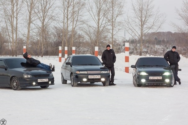 три бункера:) — Lada Приора хэтчбек, 1,6 л, 2009 года | фотография | DRIVE2