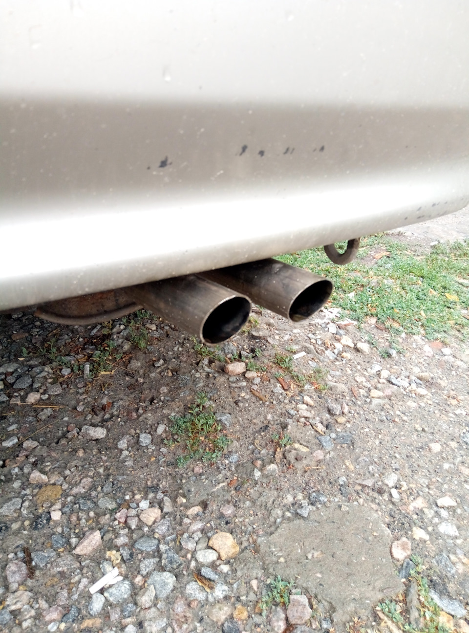 Отжил свое самодельный глушак — Mazda 626 III (GD), 2 л, 1988 года ...