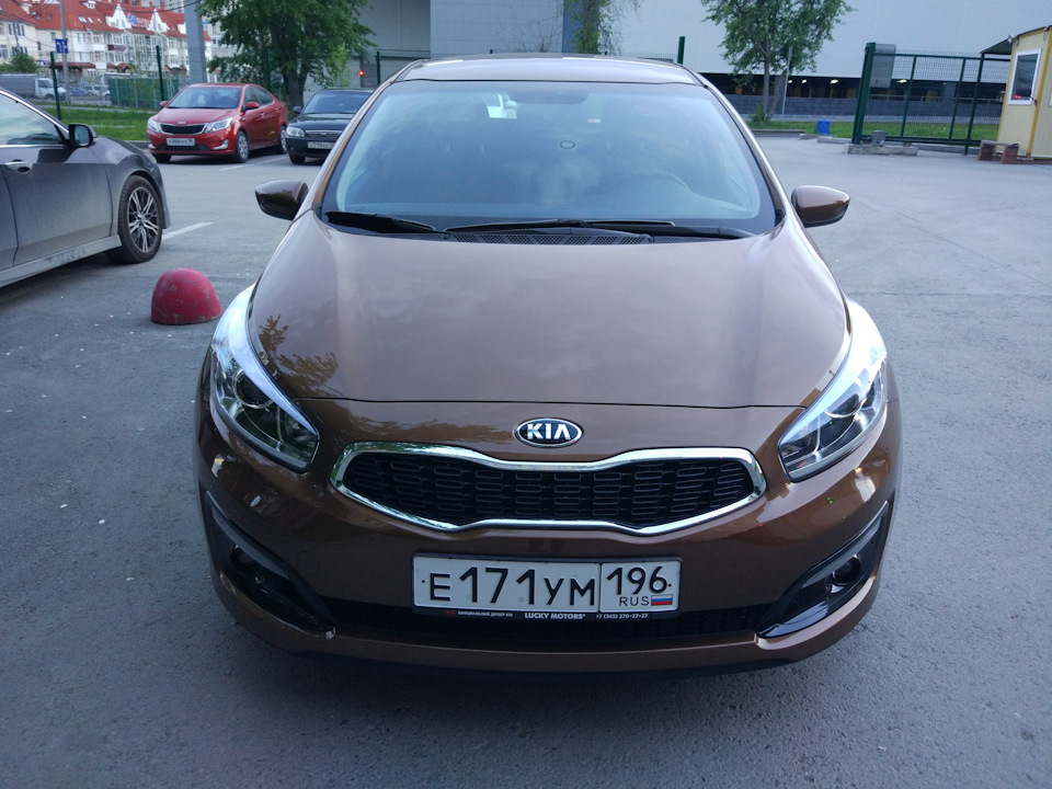 Поездка на регистрацию в РЭО ГИБДД — KIA Ceed (2G), 1,6 л, 2017 года ...