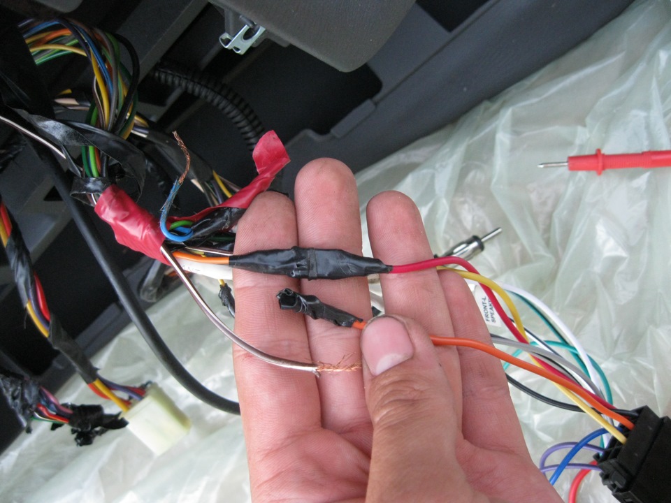 подключение автомагнитолы в chevrolet lanos проводами