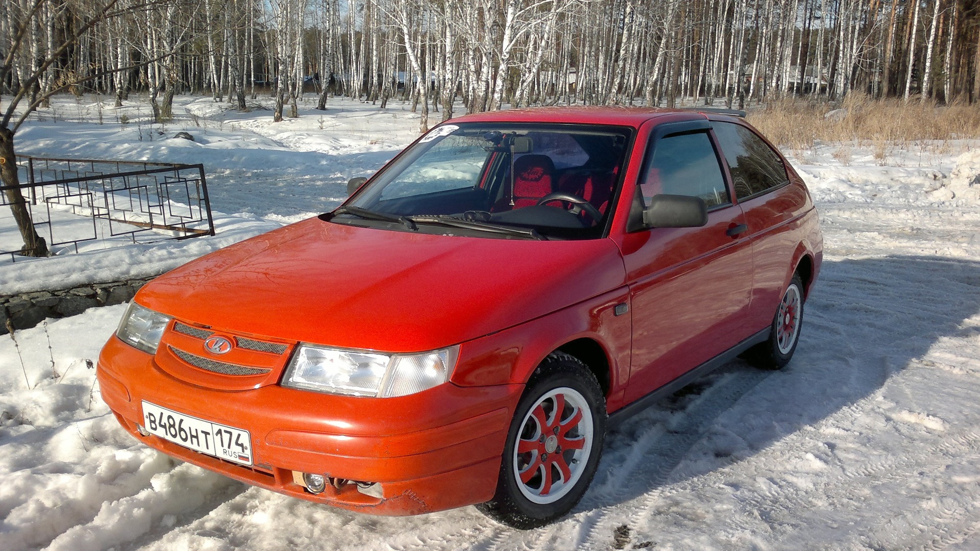 Lada 112 Coupe 1.6 бензиновый 2007 | Красный двин на пневме на DRIVE2