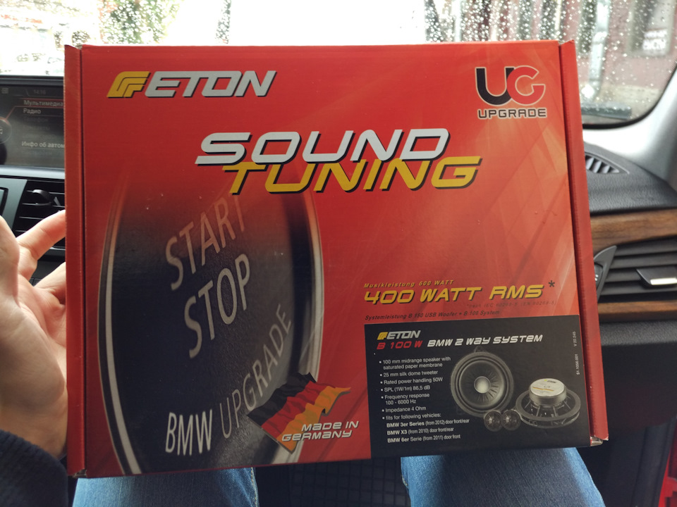 Динамики в дверь / Eton B-100W в BMW F20/21 — BMW 1 series (F20), 1,6 л ...