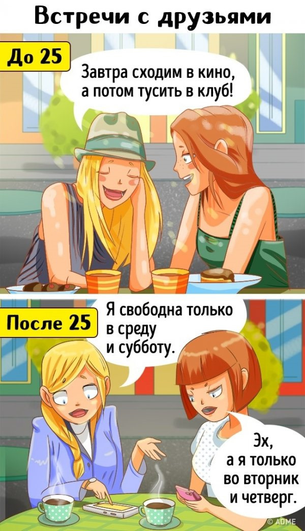 Встречи после 30 лет мем О ТОМ КАК МЕНЯЕТСЯ НАША ЖИЗНЬ ПОСЛЕ 25 ЛЕТ - Сообщество "Позитивов ☺ зы" на DRIV