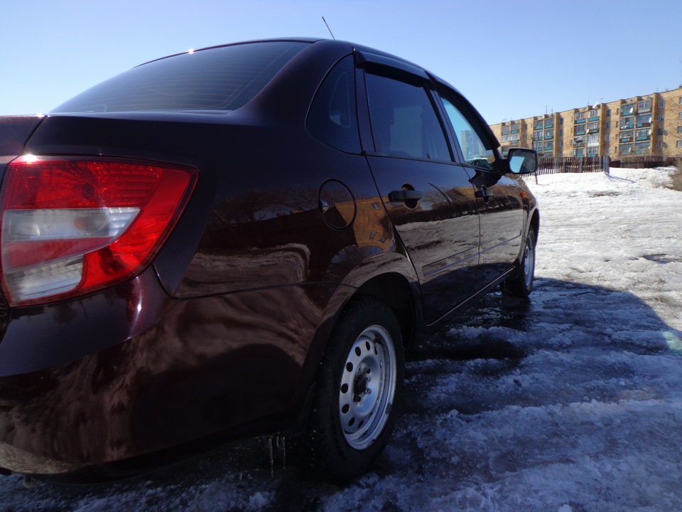Моя Лучшая Гранта Chocolate… — Lada Гранта (1G), 1,6 л, 2013 года ...