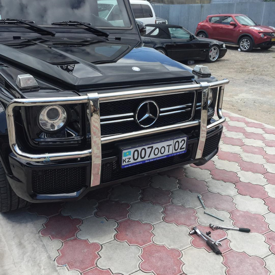 Кенгуру! — Mercedes-Benz G-Class (W463), 5,5 л, 2006 года | аксессуары |  DRIVE2