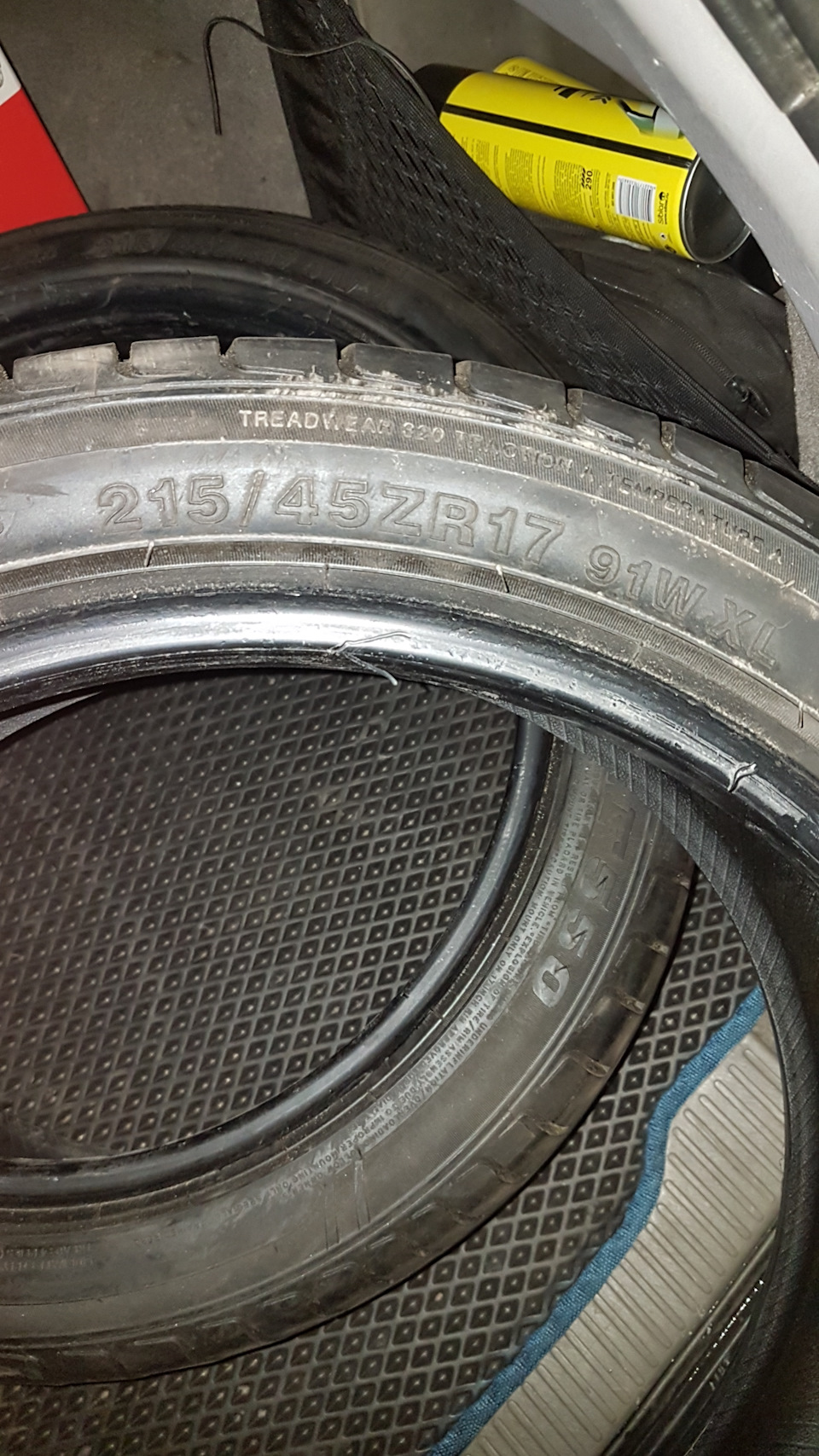 kinforest kf 550 215/45 на лето — Nissan Avenir (2G), 1,8 л, 1999 года ...