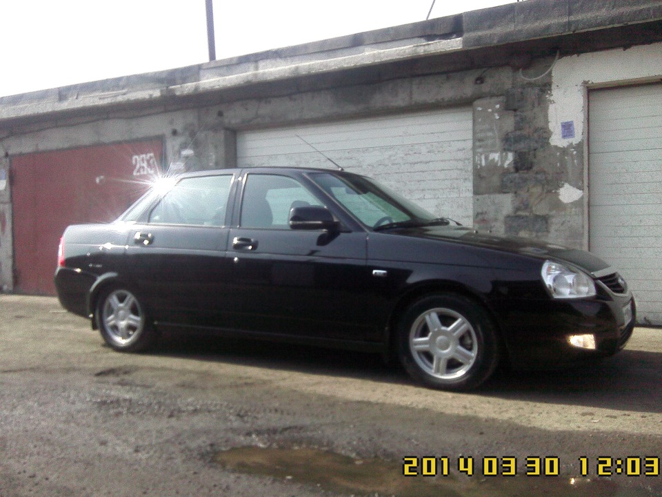 А я теперь на торусах))) — Lada Приора седан, 1,6 л, 2012 года ...