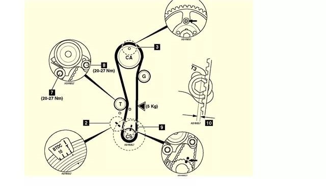 Как зажигания выставить хендай. Грм хендай акцент 1. Схема ремней хендай матрикс 1. Грм акцент 16 клапанов. Метки балансировочных валов хендай соната.