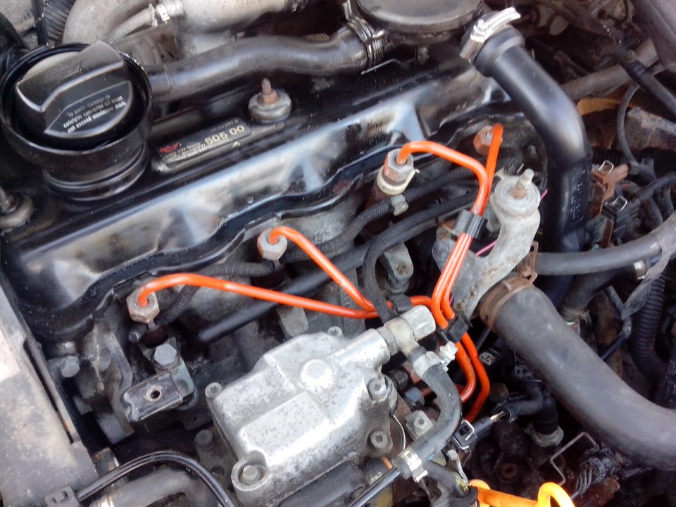 Цокающий звук, концовка. — Volkswagen Caddy (2G), 1,9 л, 1999 года ...