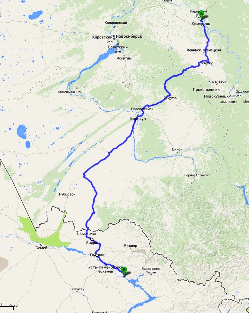 Автовокзал барнаул усть каменогорск. Барнаул-Усть-Каменогорск расстояние на машине.