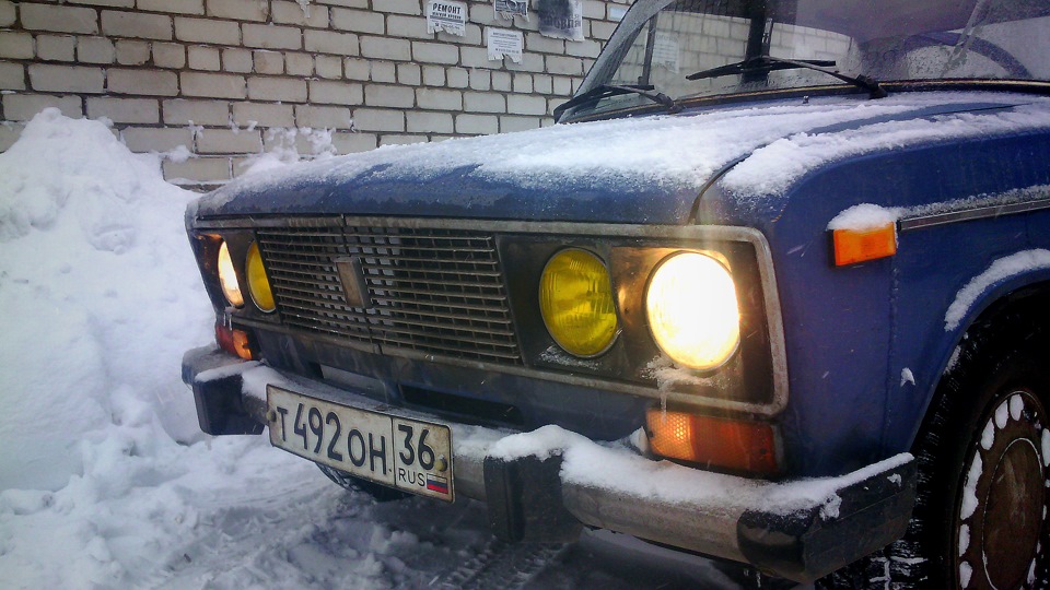 Жёлтые фары — Lada 2106, 1,6 л, 1986 года | стайлинг | DRIVE2